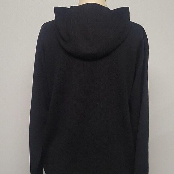 Kenneth Cole Men's Black Quarter Zip Sweater. Merino Wool Blend XL - Picture 3 of 5